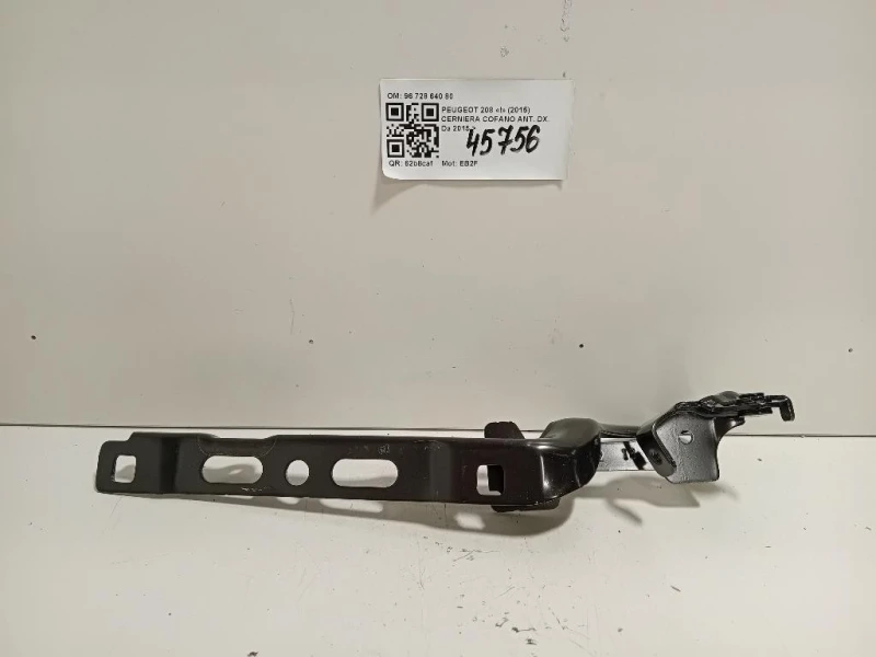 Cerniera Cofano ANT DX 96 728 640 80 Peugeot 208 I 2015