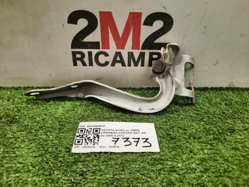Cerniera Cofano ANT DX 534100H010 Toyota AYGO I 2005