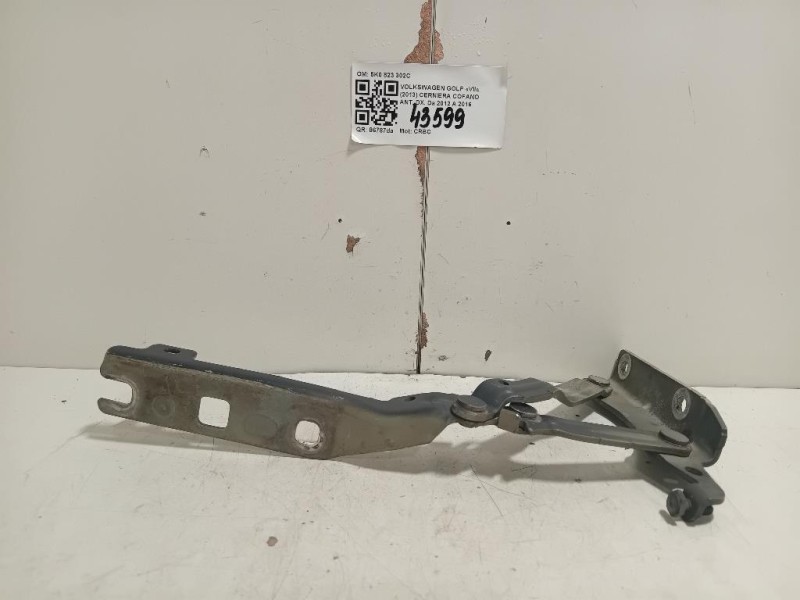 Cerniera Cofano ANT DX 5K0 823 302C Volkswagen GOLF VII 2013