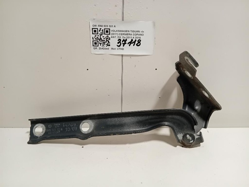 Cerniera Cofano ANT DX 5N0823301A Volkswagen Tiguan I 2011