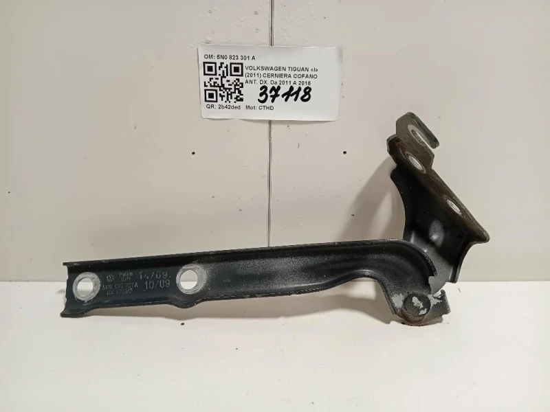 Cerniera Cofano ANT DX 5N0823301A Volkswagen Tiguan I 2011