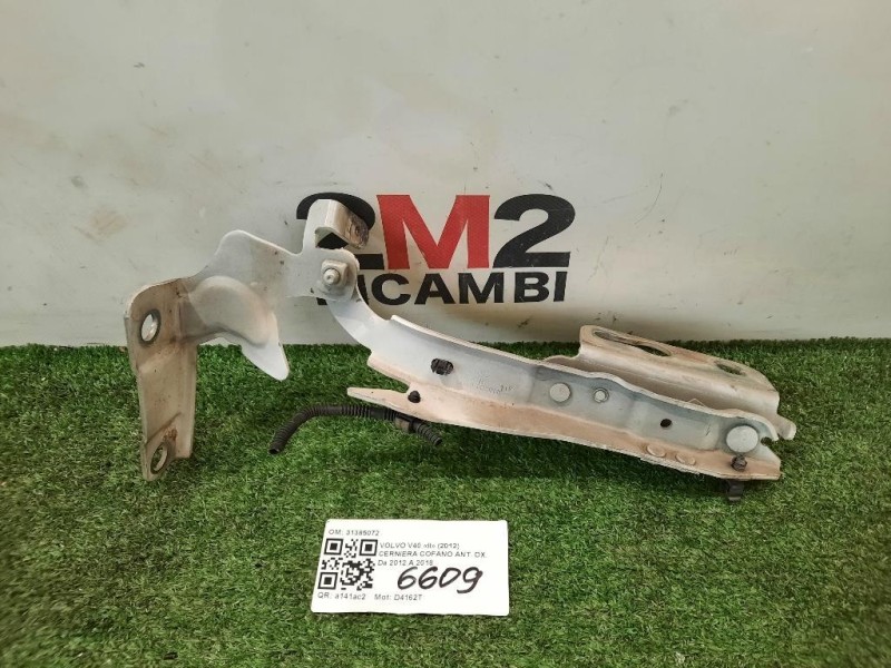 Cerniera Cofano ANT DX 31385072 Volvo V40 II 2012