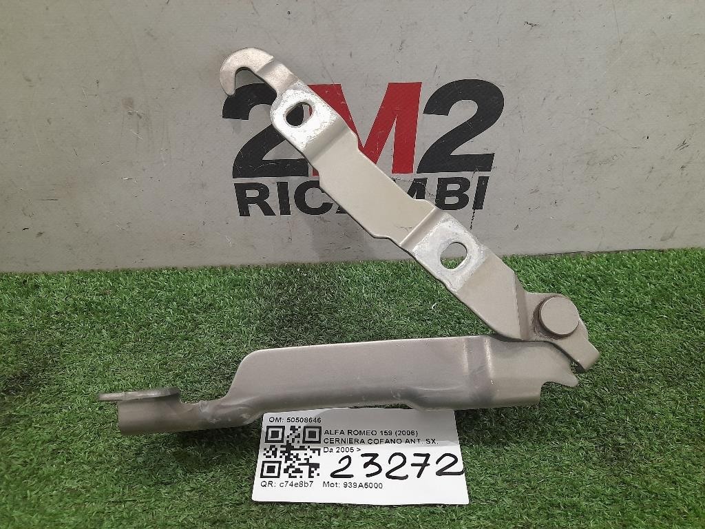 Cerniera Cofano ANT SX 50508646 Alfa Romeo 159 2006
