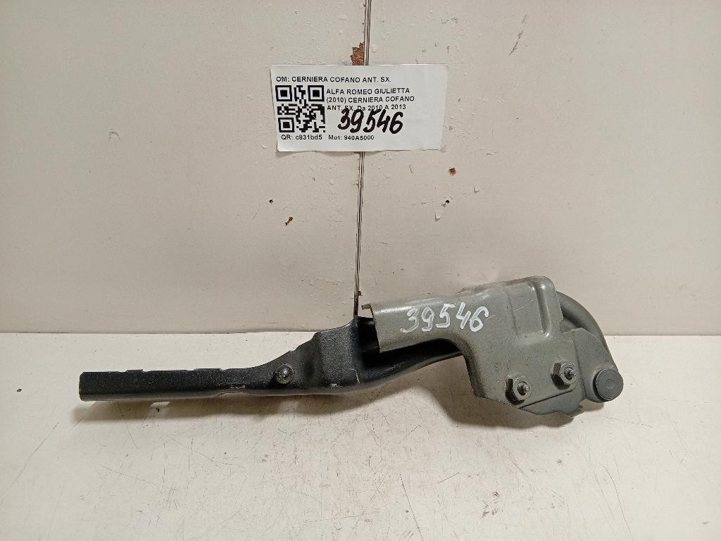 Cerniera Cofano ANT SX CERNIERA COFANO ANT SX Alfa Romeo Giulietta 2010
