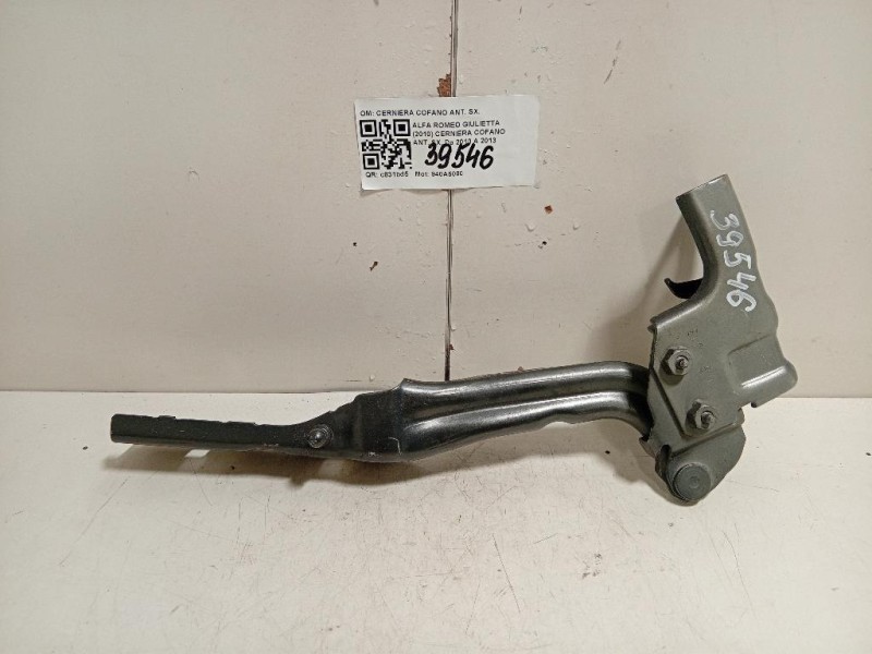 Cerniera Cofano ANT SX CERNIERA COFANO ANT SX Alfa Romeo Giulietta 2010