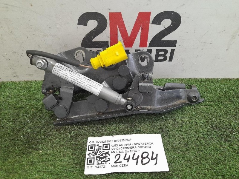 Cerniera Cofano ANT SX 8V0823301F 8V0823823F Audi A3 8VA Sportback 2012