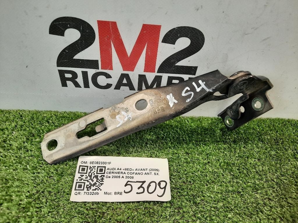 Cerniera Cofano ANT SX 8E0823301F Audi A4 8ED Avant 2005