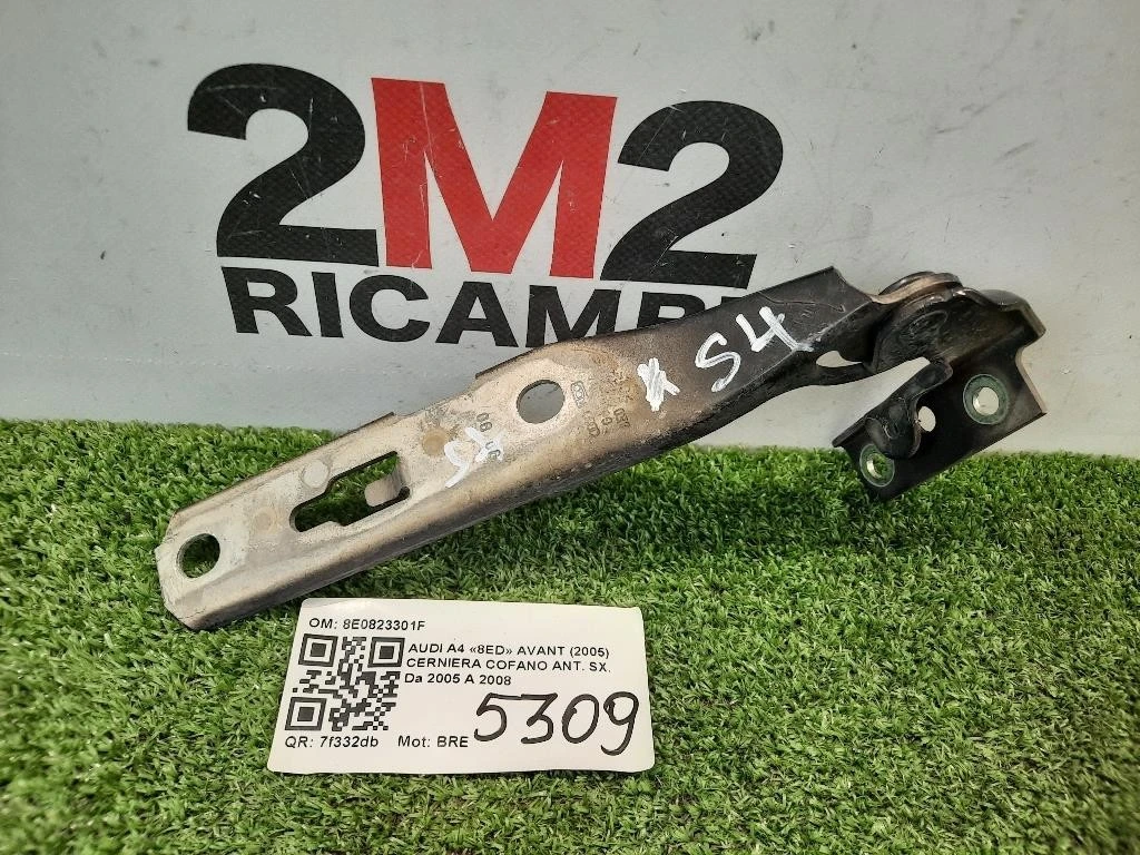 Cerniera Cofano ANT SX 8E0823301F Audi A4 8ED Avant 2005