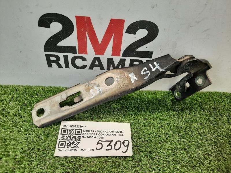 Cerniera Cofano ANT SX 8E0823301F Audi A4 8ED Avant 2005
