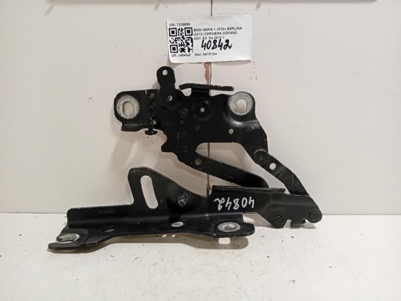 Cerniera Cofano ANT SX 7336699 Bmw Serie 1 F20 Berlina 2012