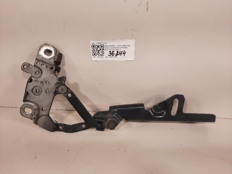 Cerniera Cofano ANT SX 139896 10 SX Bmw Serie 1 F20 Berlina 2012