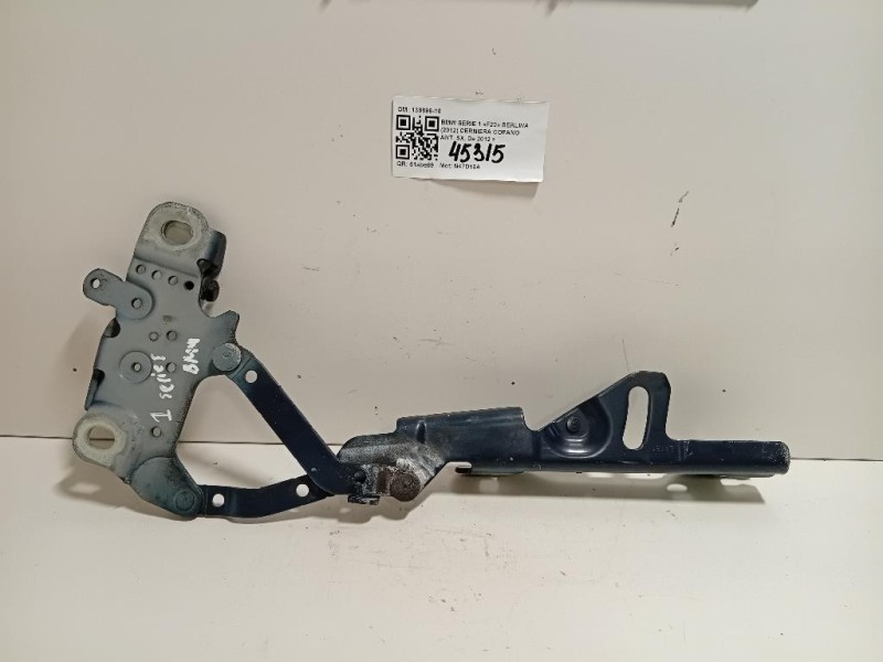 Cerniera Cofano ANT SX 139896-10 Bmw Serie 1 F20 Berlina 2012