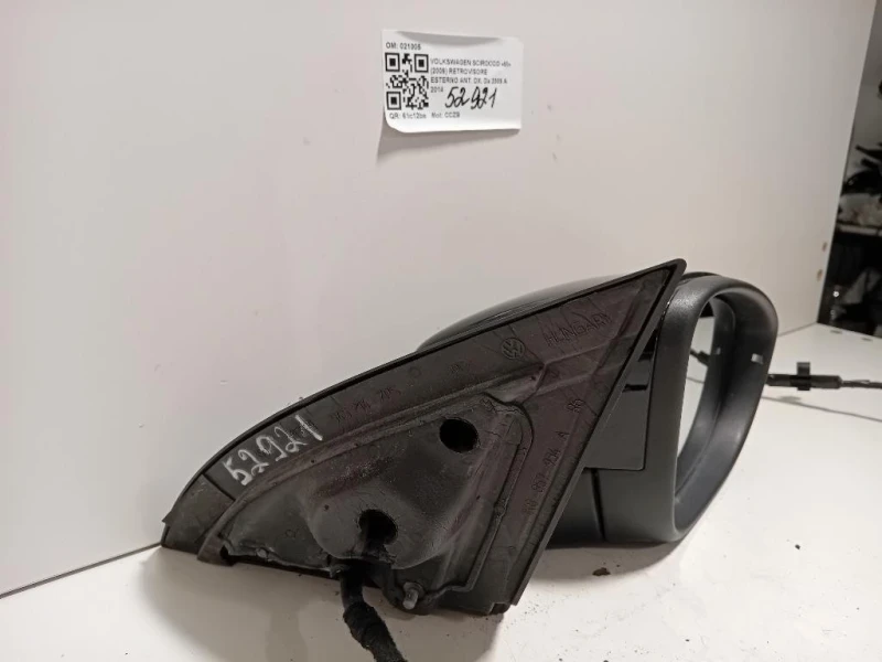 Retrovisore Esterno ANT DX 1K8857508Q9B9 6 FILE Volkswagen Scirocco III 2009