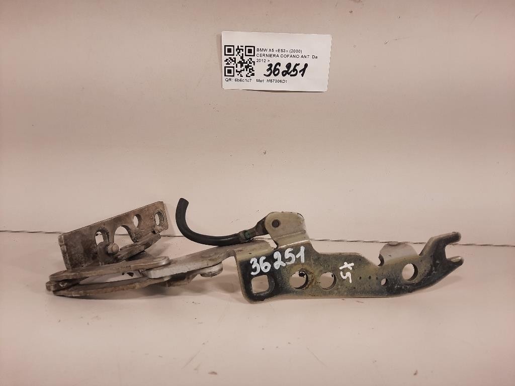 Cerniera Cofano ANT SX CERNIERA COFANO ANT SX Bmw X5 E53 2000