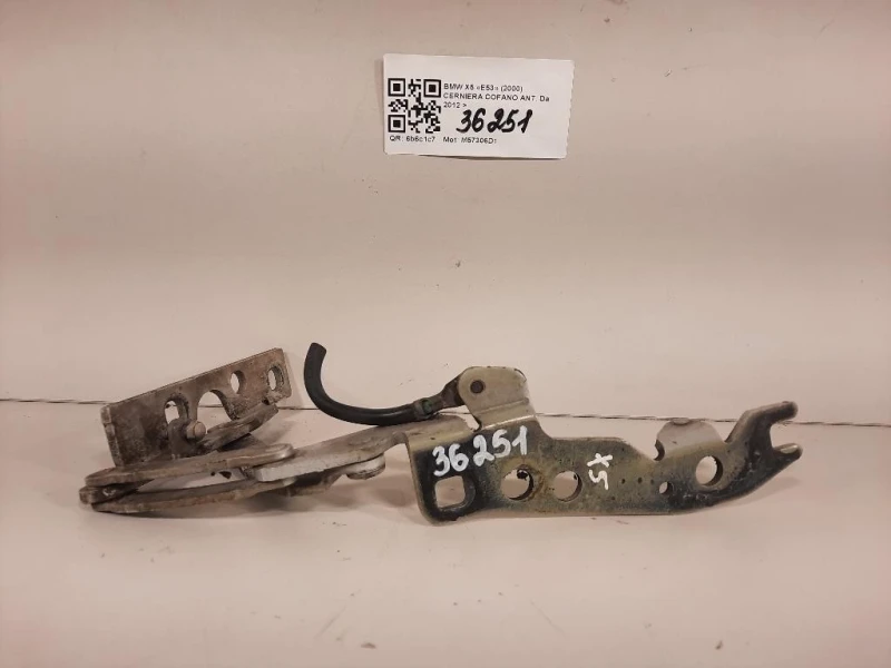 Cerniera Cofano ANT SX CERNIERA COFANO ANT SX Bmw X5 E53 2000
