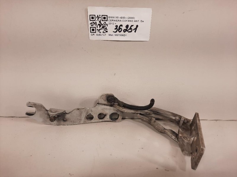 Cerniera Cofano ANT SX CERNIERA COFANO ANT SX Bmw X5 E53 2000