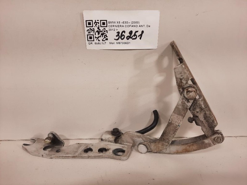 Cerniera Cofano ANT SX CERNIERA COFANO ANT SX Bmw X5 E53 2000