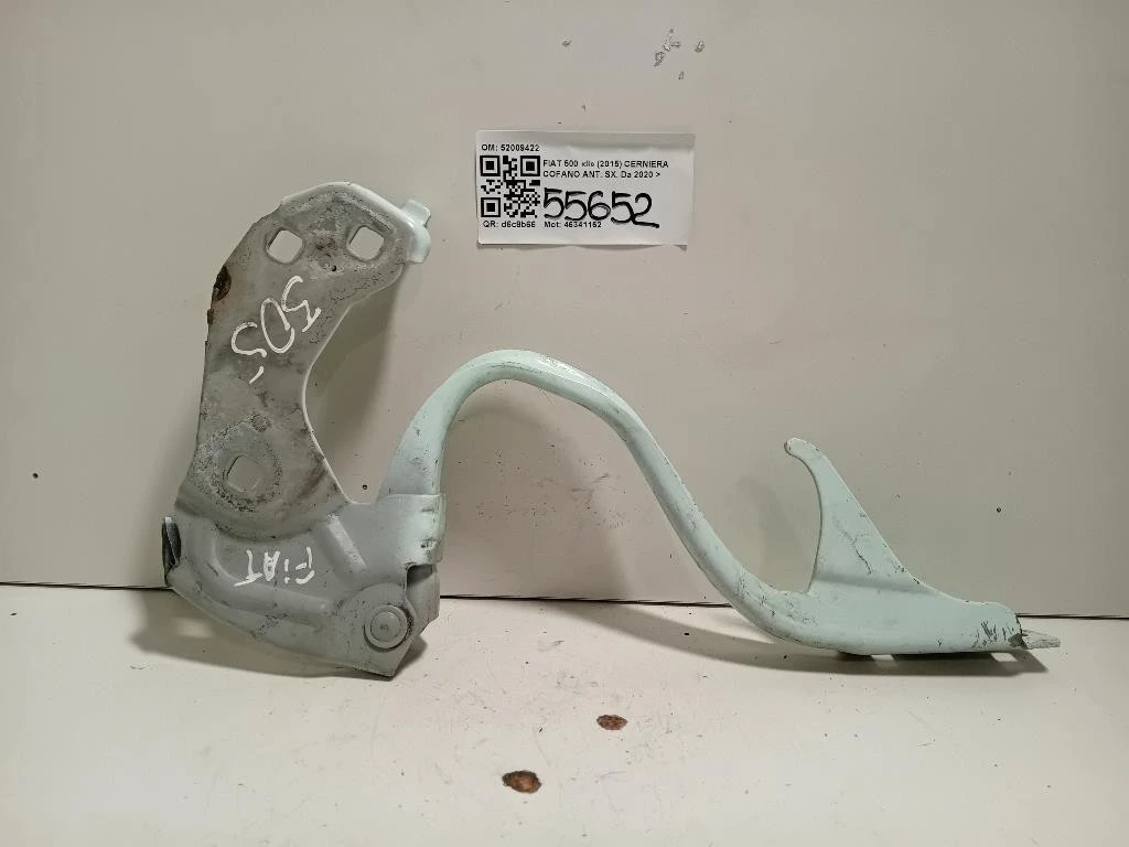 Cerniera Cofano ANT SX 52009422 Fiat 500 II 2015