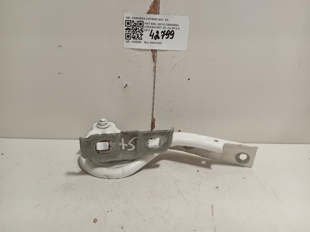 Cerniera Cofano ANT SX 51883030 Fiat 500L 2013