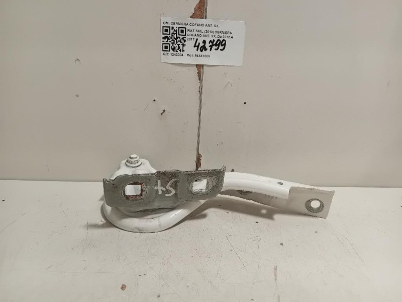 Cerniera Cofano ANT SX 51883030 Fiat 500L 2013