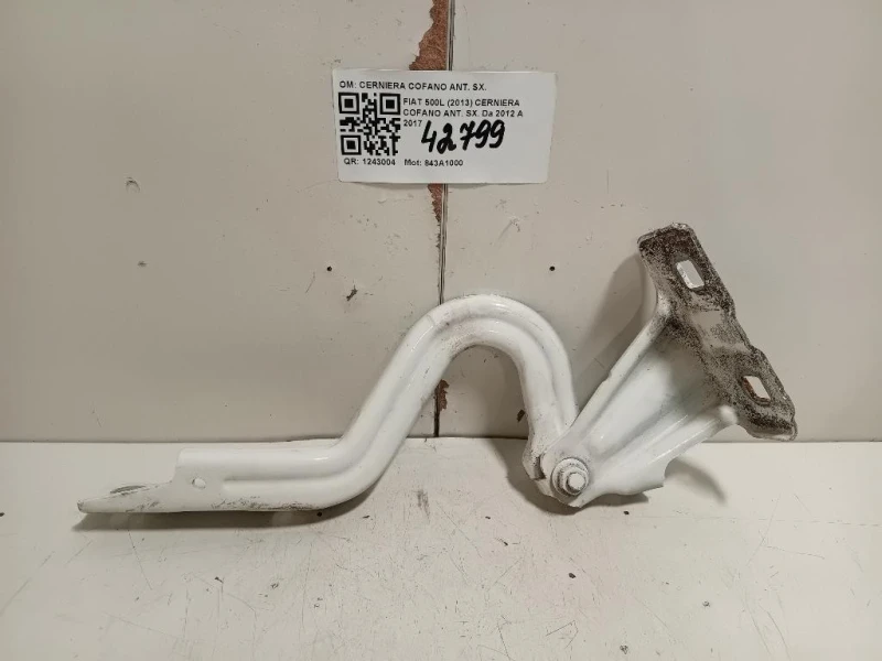 Cerniera Cofano ANT SX 51883030 Fiat 500L 2013