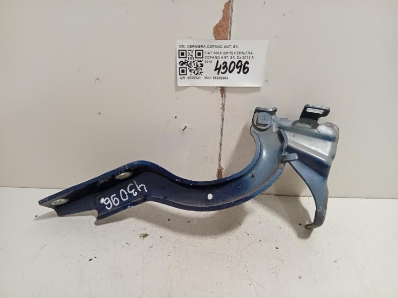 Cerniera Cofano ANT SX CERNIERA COFANO ANT SX Fiat 500X 2015