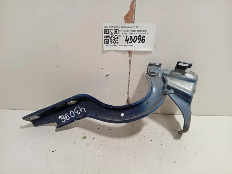Cerniera Cofano ANT SX CERNIERA COFANO ANT SX Fiat 500X 2015
