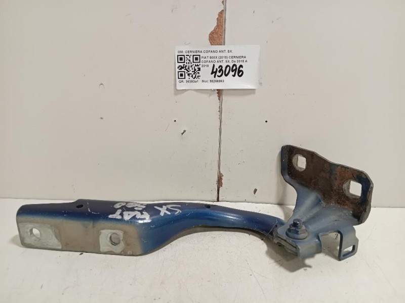 Cerniera Cofano ANT SX CERNIERA COFANO ANT SX Fiat 500X 2015