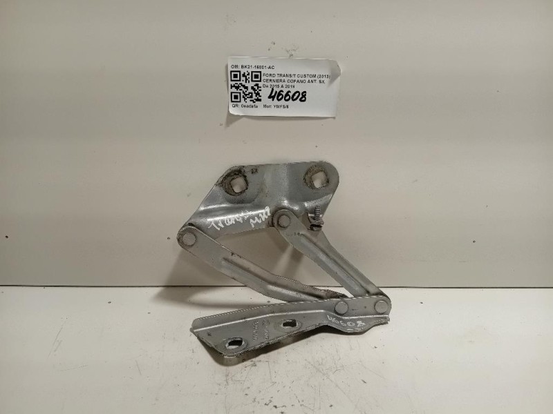 Cerniera Cofano ANT SX BK21-16801-AC Ford Transit Custom I 2013