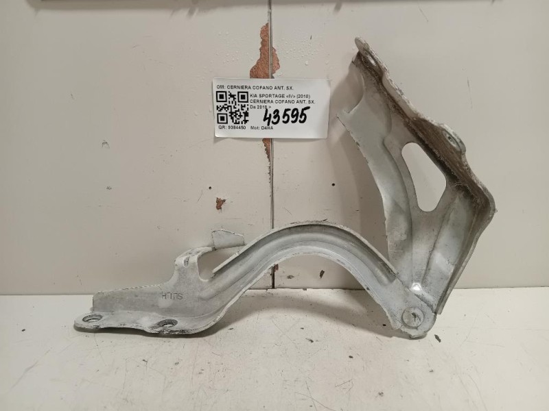 Cerniera Cofano ANT SX CERNIERA COFANO ANT SX Kia Sportage IV 2018