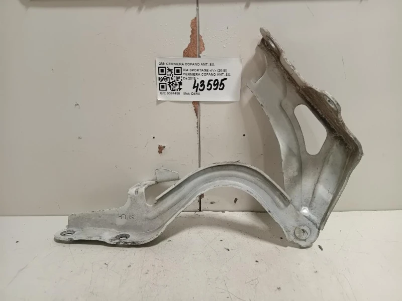 Cerniera Cofano ANT SX CERNIERA COFANO ANT SX Kia Sportage IV 2018