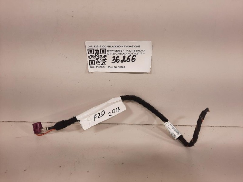 Cablaggio 9251730CABLAGGIO NAVIGAZIONE Bmw Serie 1 F20 Berlina 2012