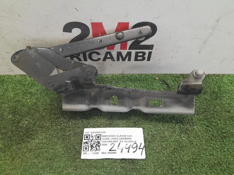 Cerniera Cofano ANT SX A2038800328 Mercedes Classe CLK C209 2003