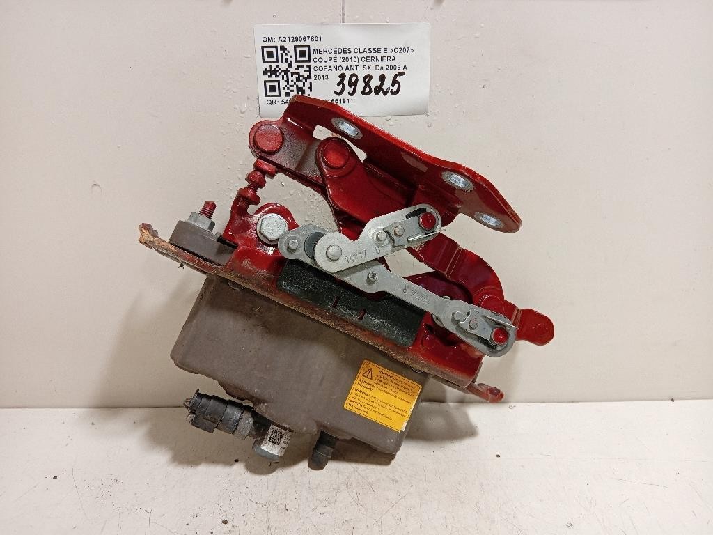 Cerniera Cofano ANT SX A2129067701 Mercedes Classe E C207 Coupé 2010