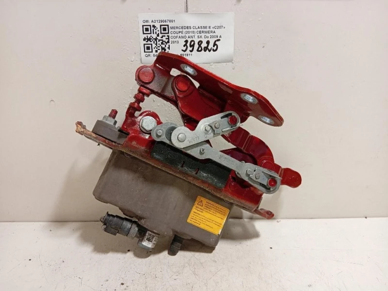 Cerniera Cofano ANT SX A2129067701 Mercedes Classe E C207 Coupé 2010