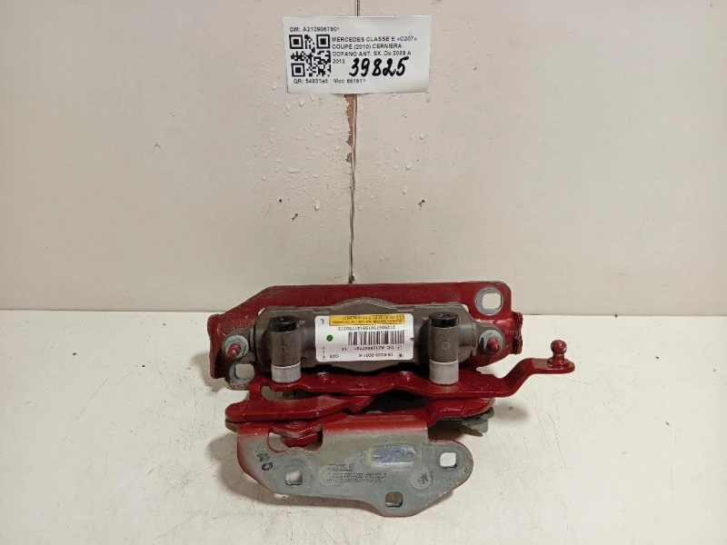 Cerniera Cofano ANT SX A2129067701 Mercedes Classe E C207 Coupé 2010