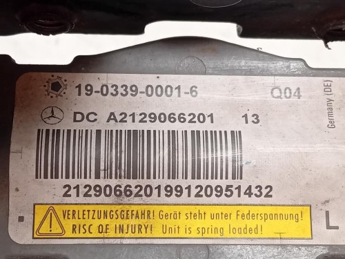 Cerniera Cofano ANT SX A2129066201 Mercedes Classe E W212 2009