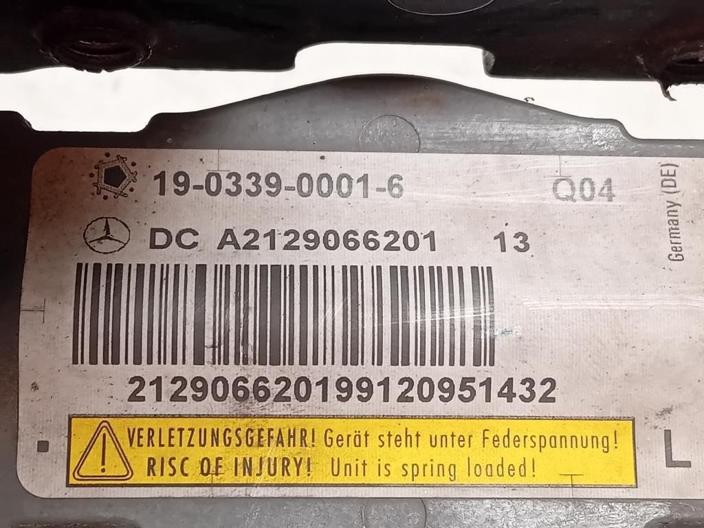 Cerniera Cofano ANT SX A2129066201 Mercedes Classe E W212 2009