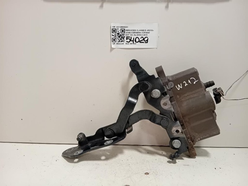 Cerniera Cofano ANT SX A2129066201 Mercedes Classe E W212 2009