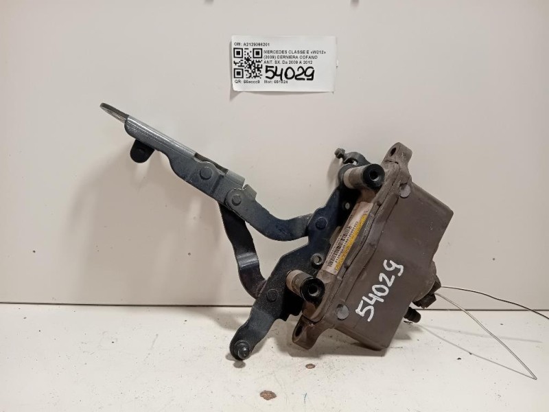 Cerniera Cofano ANT SX A2129066201 Mercedes Classe E W212 2009