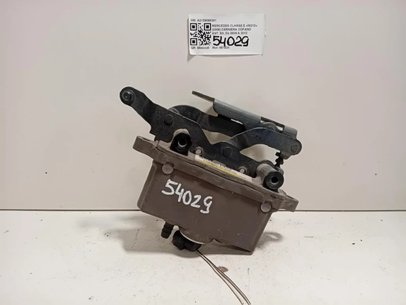 Cerniera Cofano ANT SX A2129066201 Mercedes Classe E W212 2009