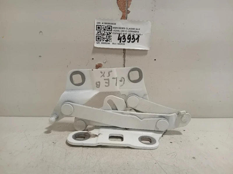 Cerniera Cofano ANT SX A1668800028 Mercedes Classe GLE W166 2015