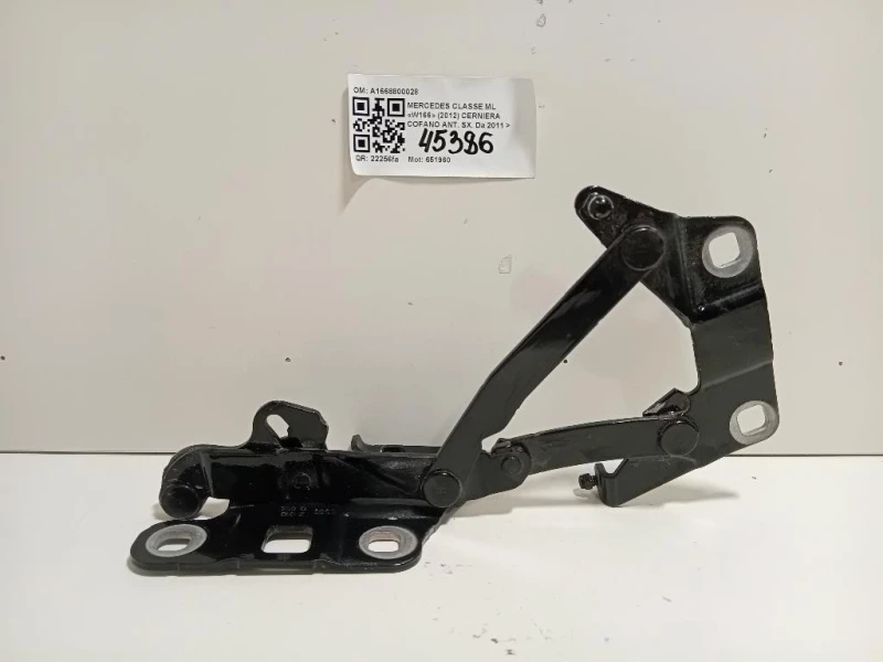 Cerniera Cofano ANT SX A1668800028 Mercedes Classe GLE W166 2015