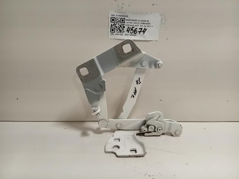 Cerniera Cofano ANT SX A1668800028 Mercedes Classe ML W166 2012
