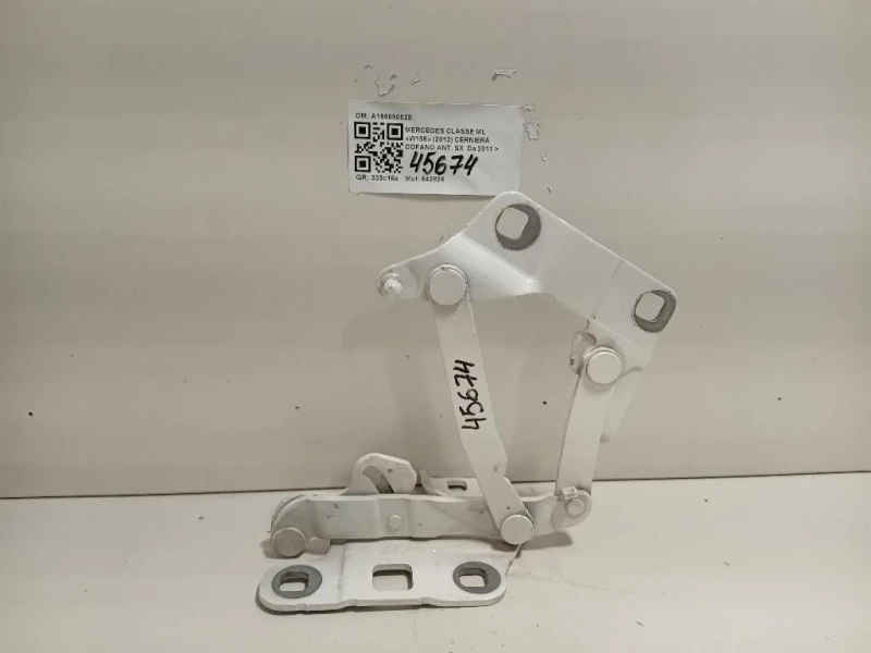 Cerniera Cofano ANT SX A1668800028 Mercedes Classe ML W166 2012