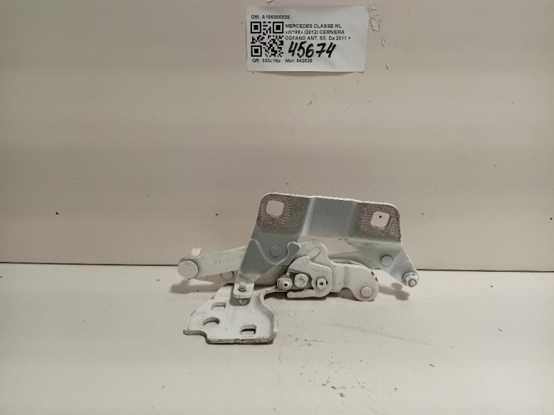 Cerniera Cofano ANT SX A1668800028 Mercedes Classe ML W166 2012