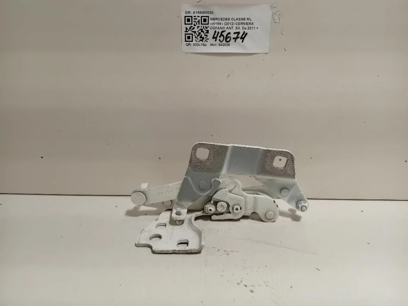 Cerniera Cofano ANT SX A1668800028 Mercedes Classe ML W166 2012