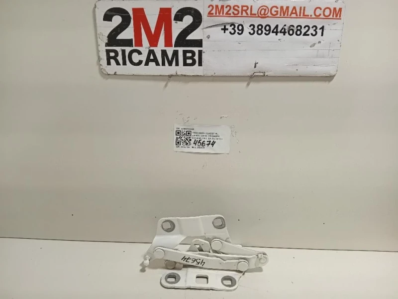 Cerniera Cofano ANT SX A1668800028 Mercedes Classe ML W166 2012