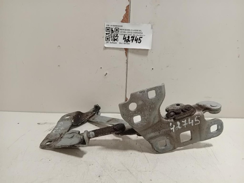 Cerniera Cofano ANT SX A1668800028 Mercedes Classe ML W166 2012