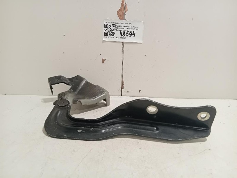 Cerniera Cofano ANT SX CERNIERA COFANO ANT SX Nissan Qashqai I 2007